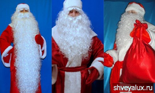 Костюмы Деда Мороза - фото, описания, цены