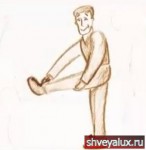 Благодаря застёжке-молнии больной смог застёгивать ботинок одной рукой, придерживая другой рукой поднятую прямую ногу.
